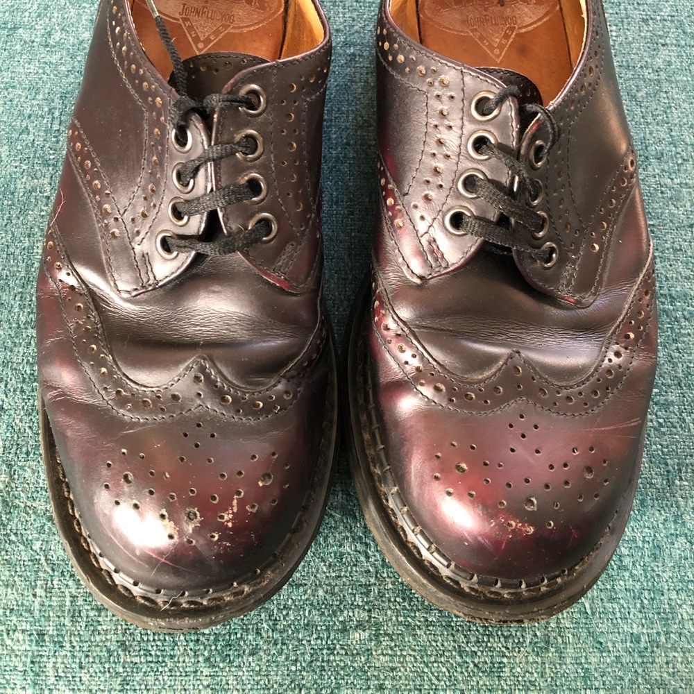 Fluvog Angels Oxblood oxfords size 8.5/7mens